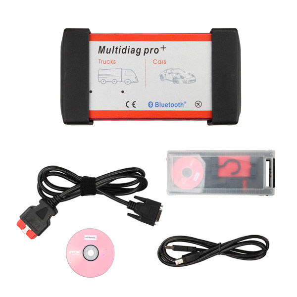 V2014.03 Multidiag Pro+ Bluetooth car diagnostic tools for Cars/Trucks with 4GB Memory Card Free Keygen