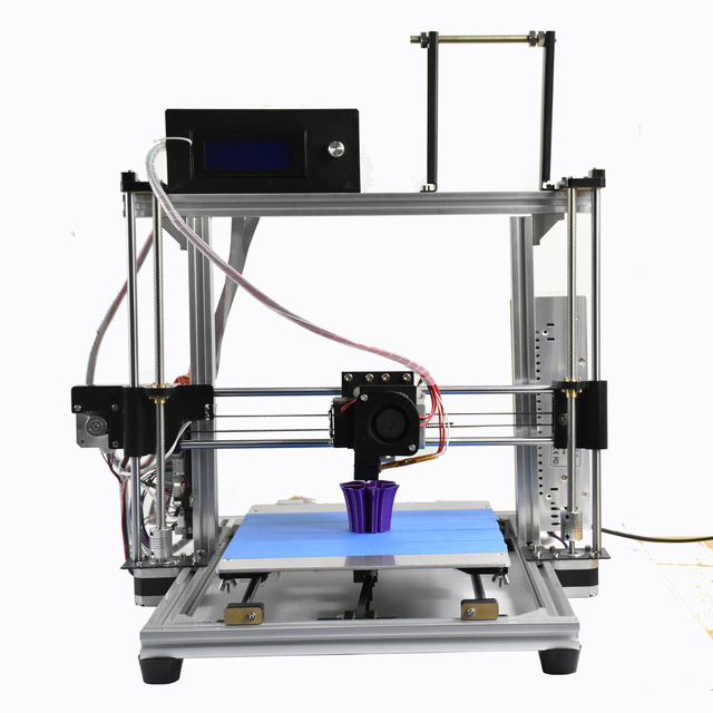 HICTOP Desktop 3D Printe of Aluminum Frame Structure, with DIY Kits