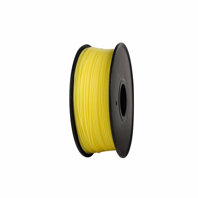 Eco Friendly Yellow 1.75mm PLA Plastic Filament For 3D Printing