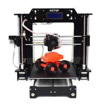 HICTOP AcrylicHigh Accuracy Reprap Prusa I3 DIY 3D Printers, Upgraded Extruder