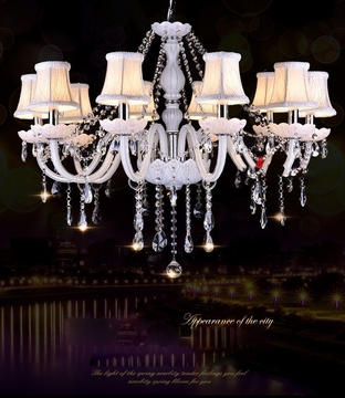 White chandelier ceiling light For Living room Bedroom Kitchen (WH-CY-07)
